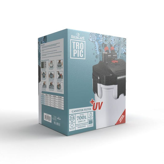 Bioscape Tropic Canister Filter 2200lph Uv 9w