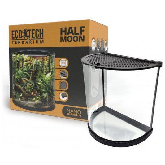 Eco Tech Crescent Shape Small Reptile Terrarium 36x32x22cm