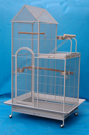 0797-bird Cage With Playground Top 91x66x175cm