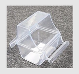 Feeder Clear Plastic With Hood