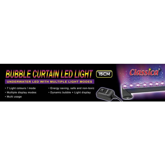 Classica Bubble Curtain LED Aquarium Light 15cm