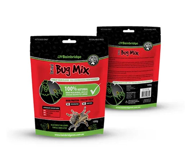 Dried Mealworms And Bug Mix 250g Bainbridge Dried Mealworms And Bug Mix 250g Bainbridge