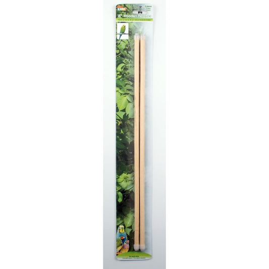 Penn Plax Wood Bird Perches 2pk 46cm