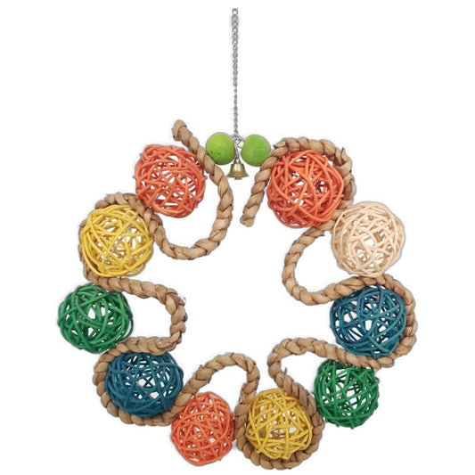 Nino's Java Bird Toy - Willow Wreath