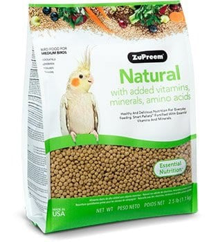 Zupreem Natural Medium Birds 1.1kg
