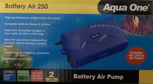 Aqua One Battery Air Pump 250