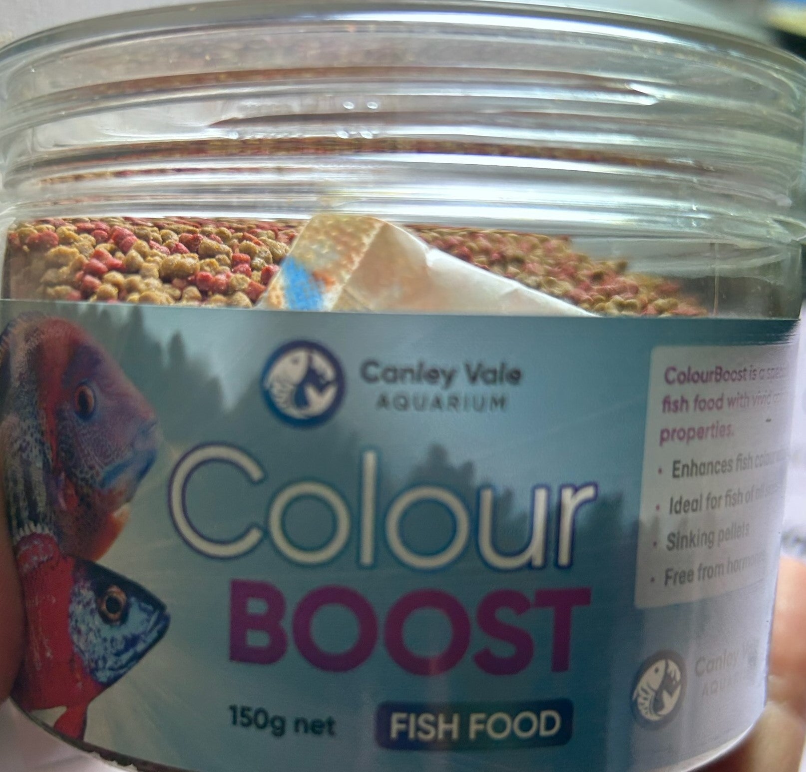 Colour Boost Fish Food 150g Aquabird Toowoomba