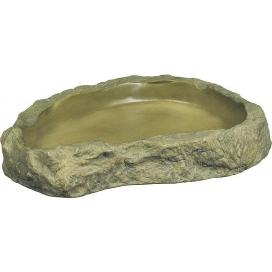 Exo Terra Granite Rock Reptile Feeding Dish XLarge