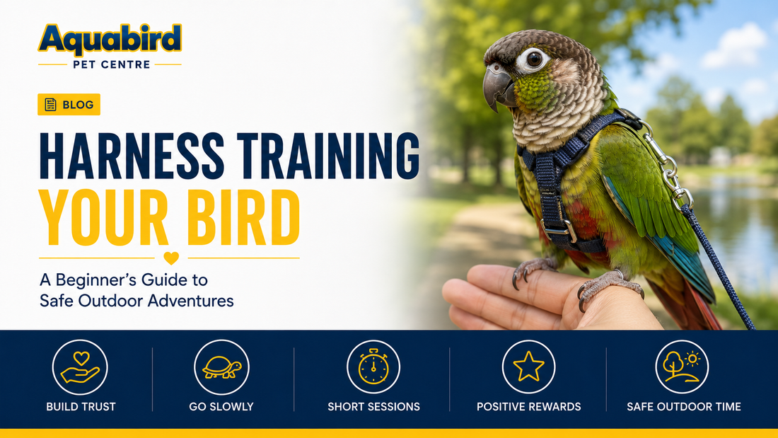 Harness Training Your Bird: A Beginner’s Guide to Safe Outdoor Adventures