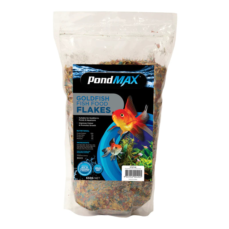 Pondmax Goldfish Fish Flakes 650g