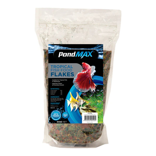 Pondmax Tropical Fish Flakes 650g