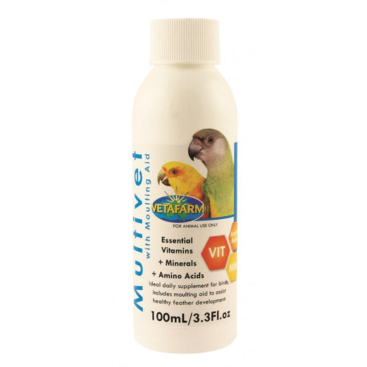 Vetafarm Multivet With Moulting Aid 100ml