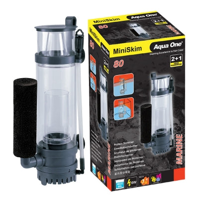 Protein Skimmer Miniskim 80 Inc Pump 60l/hr Up To 80l