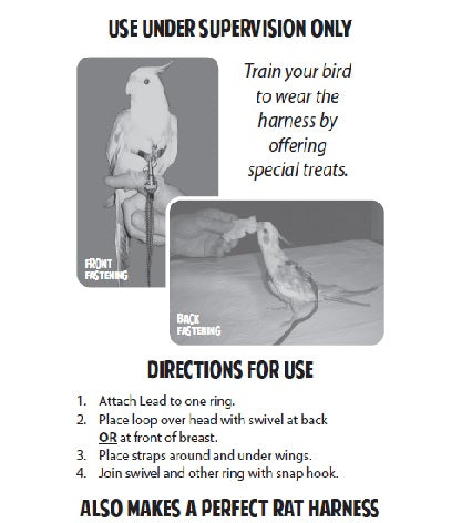 Mcdonald Bird Harness & Lead - Small