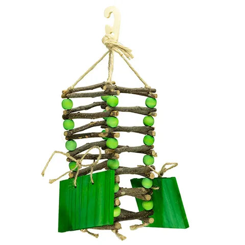 Bainbridge Small Animal/bird Toy Apple Stick Hay Feeder