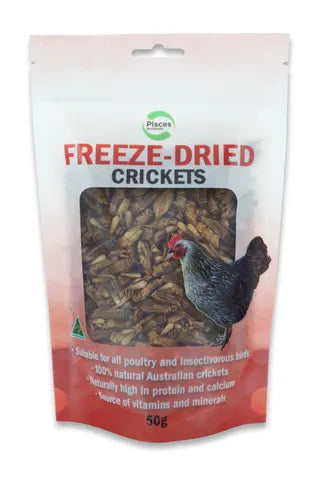 Pisces Freeze Dried Crickets 50g
