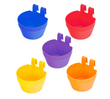 Cage Coop Cup Plastic With Hooks