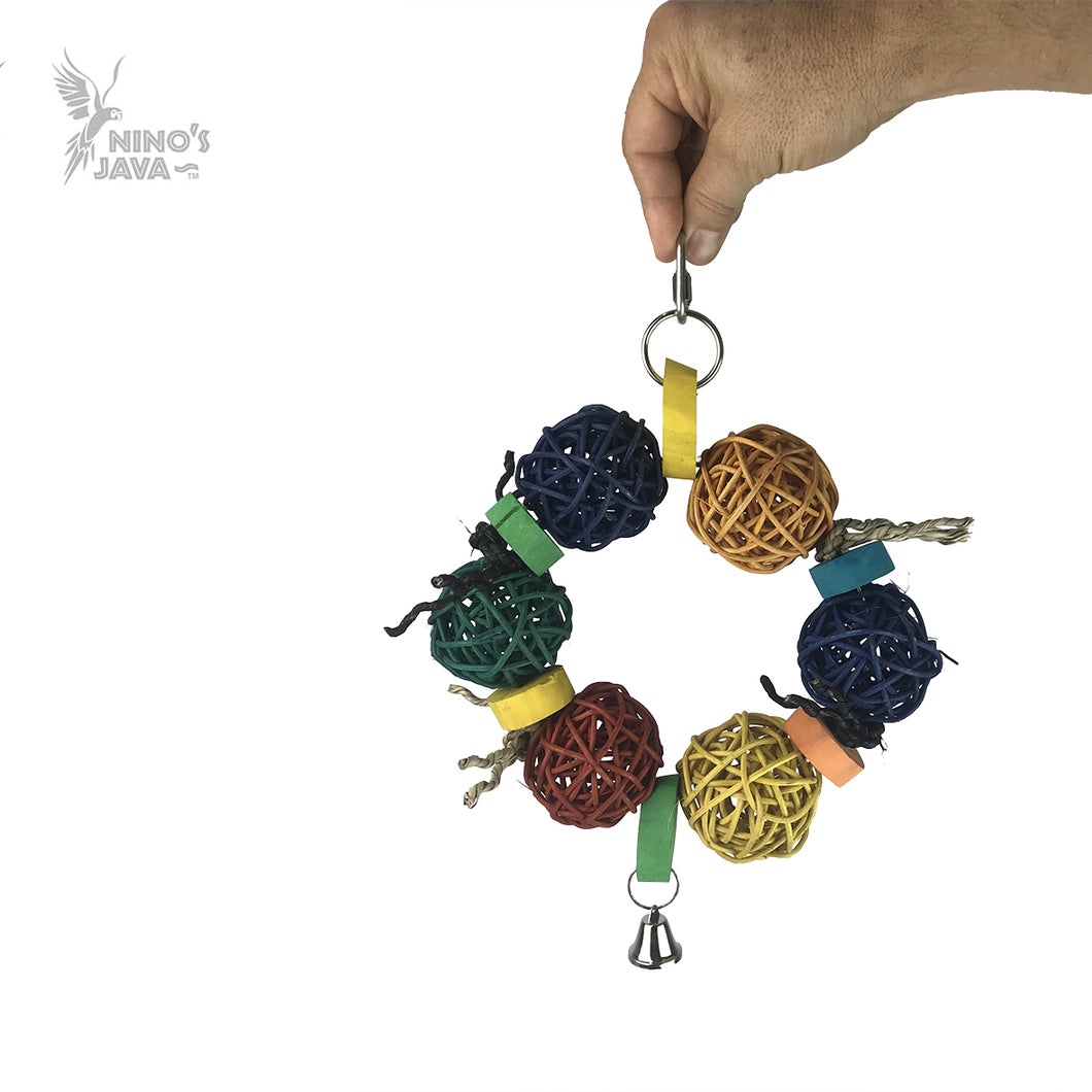Nino's Java Bird Toy - Mini Wreath