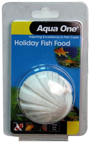 Holiday Feeding Block Fish Aqua One 40g
