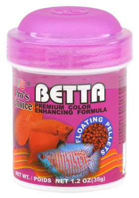 Betta Fighting Fish Pro Choice Floating Pellets 35g