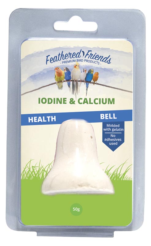 Feathered Friends Iodine & Calcium Bell 50g