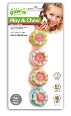 Pawise Mineral Flower Chew 4pc - 4cm