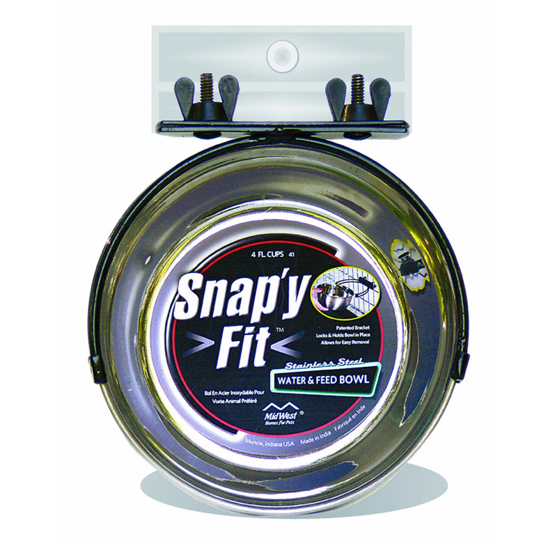Snapy Fit Stainless Steel Bowl - 295ml