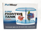 Betta Fighting Fish At Tank 2 Bay Plastic