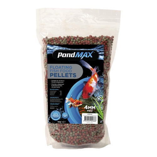 Pondmax Fish Food Pellets (medium 4mm) 1kg