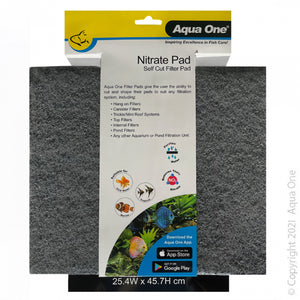 Filter Pad Self Cut Aqua One Nitrate - 25.4 X 45.7cm