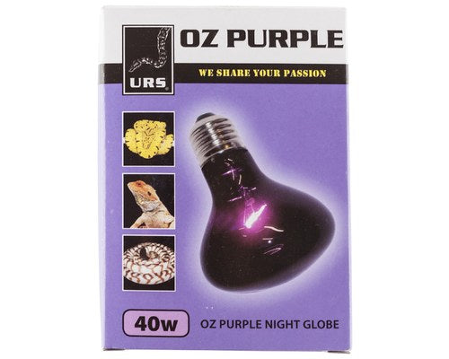 Oz Purple Night Globe 40w