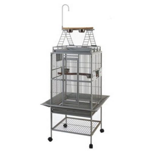 24" Parrot Cage With Ladder Top