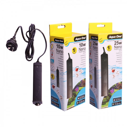 Nano Plastic Preset 25w Heater