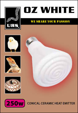 Oz White Ceramic Bulb 250w