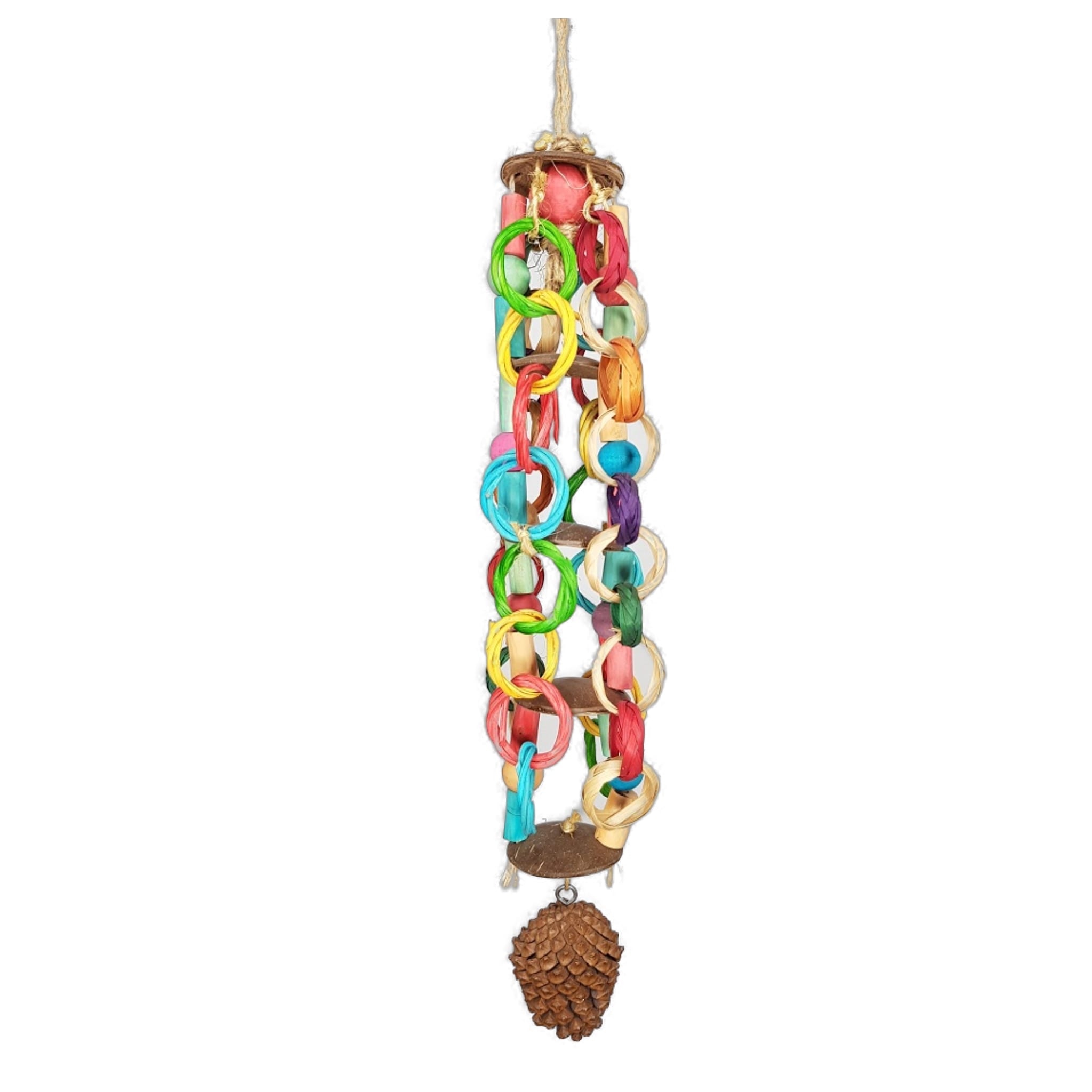 Chain Reaction Java Nino's Java Bird Toy - Chain Reaction โ Aquabird Toowoomba