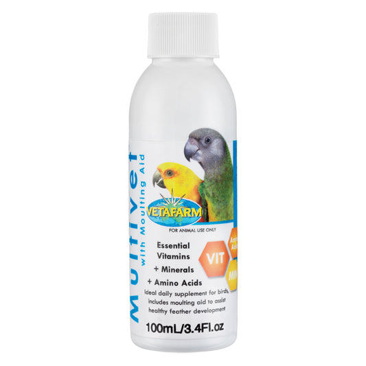 Vetafarm Multivet With Moulting Aid 100ml