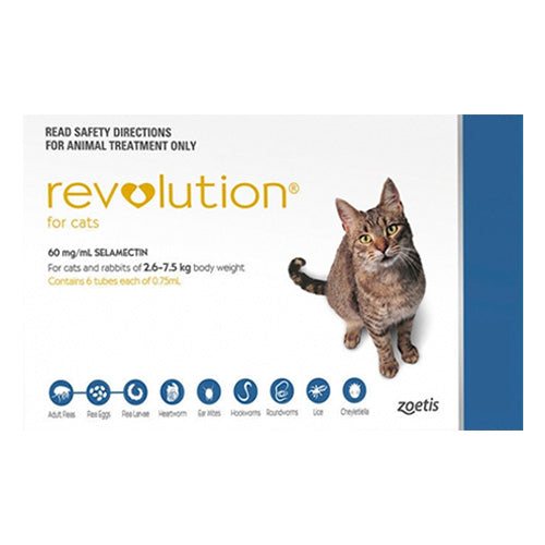 Revolution For Cats 2.6 - 7.5kg