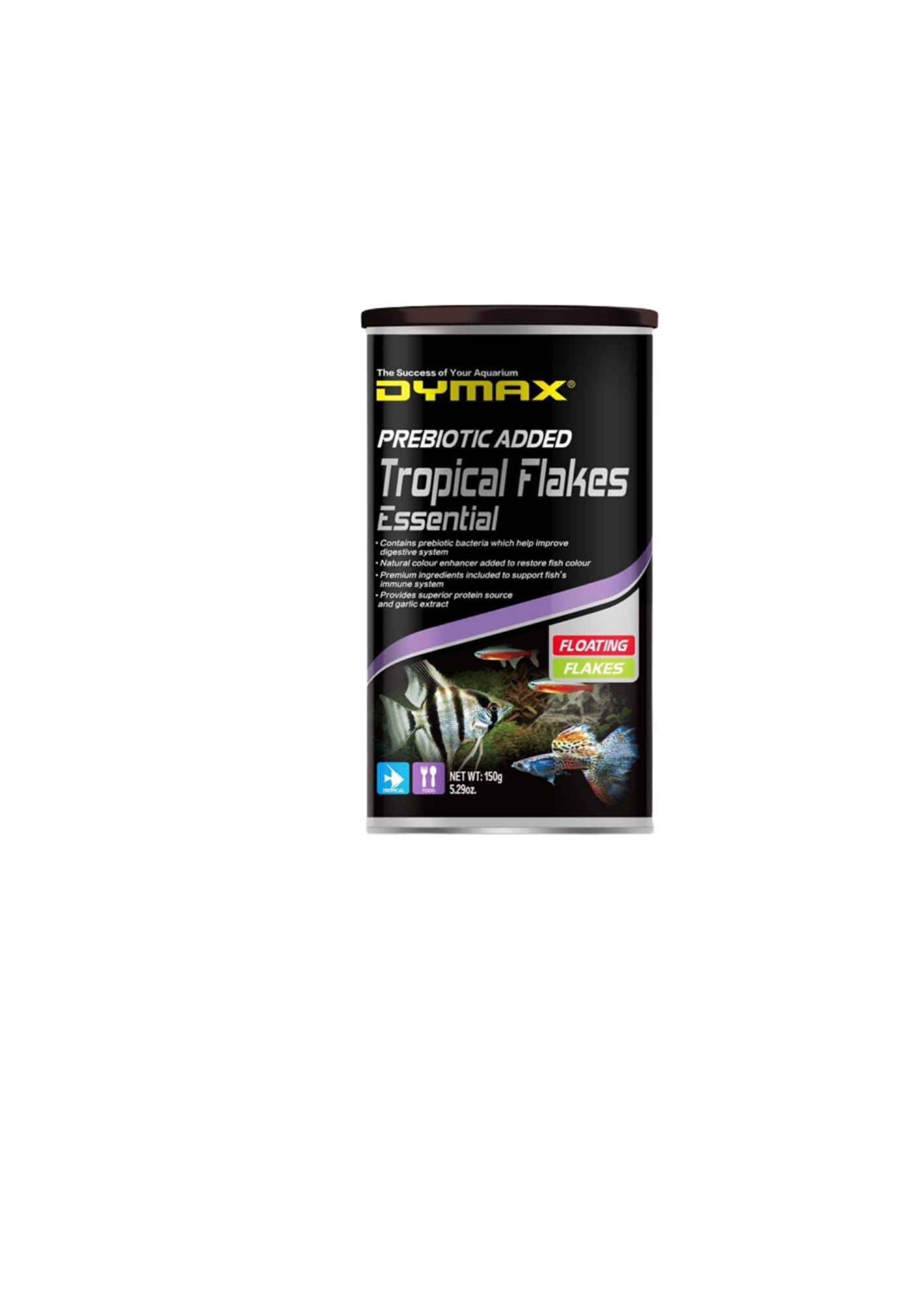 Dymax Tropical Flakes Essential 150g Floating Flakes