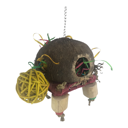 Nino's Java Bird Toys - Turtle Forage