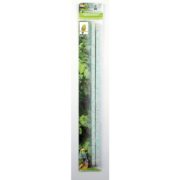 Wood & Cement Perches 46 X 1 Cm - 2 Pack