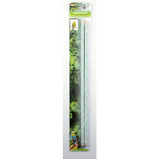Wood & Cement Perches 46 X 1 Cm - 2 Pack