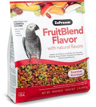 Zupreem Fruit Blend Parrots & Conures 907g