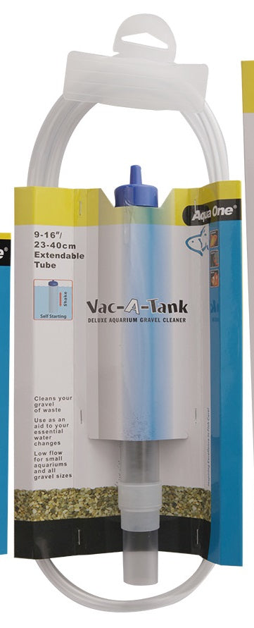 Aqua One Vac-A-Tank Gravel Cleaner 23-40cm Extendable Tube