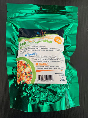 Birdzone Instant Fruit & Vegetables 60g