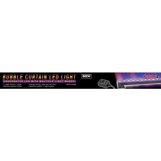 Classica Bubble Curtain Underwater LED Aquarium Light 60cm
