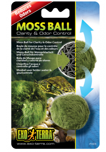 Exo Terra Moss Balls for clarity and odor control 