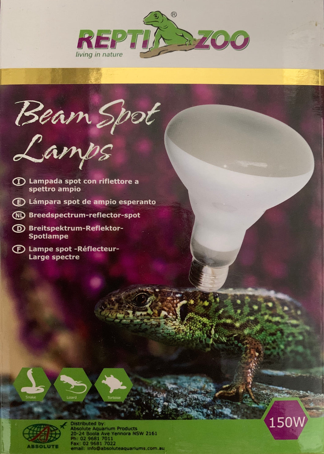 Repti Zoo Beam Spot Lamp 150w
