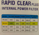 Rapid Clear Plus 700 L/hr