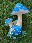 Small Mushroom - Blue