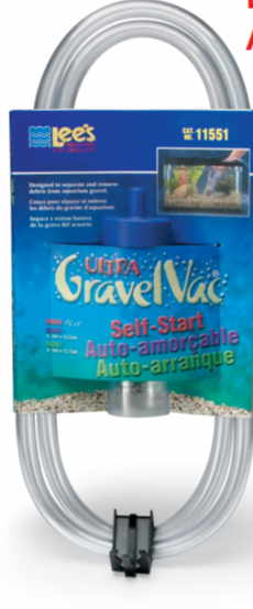 Lee's GravelVal Cleaner Mini 5" for routine water changes and gravel cleaning